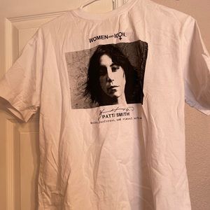 Zara white tee Patti Smith Size S